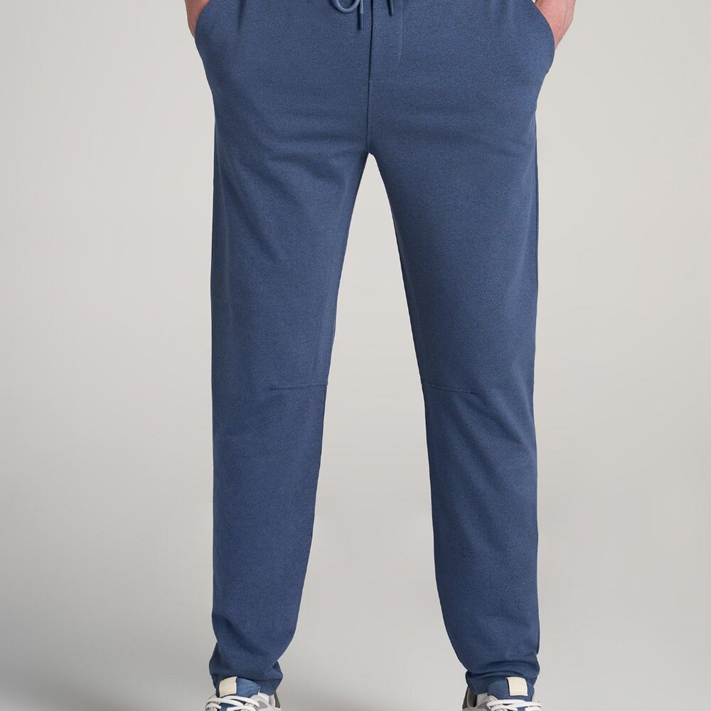 American Tall A.T.  Performance French Terry Sweatpants for Tall Men in Tech Nav